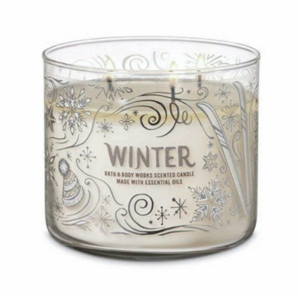 Bath & Body Works Winter 3 Wick Scented Candle NWT Holidays Christmas
